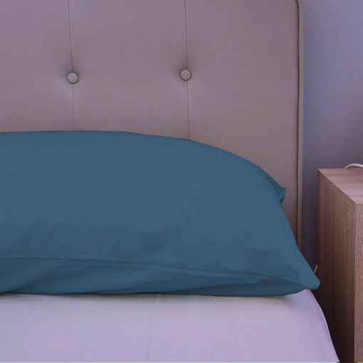 Εικόνα για Μαξιλαροθήκη με Φερμουάρ Για Μαξιλάρι Σώματος Body Pillow Μπλε Ραφ 50 x 160 cm Fiber