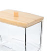 Εικόνα για Κουτί Για Μπατονέτες Bamboo Essentials Τετράγωνο  9 x 7.5 x 7 cm Με Καπάκι Estia 02-17644