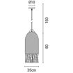 Εικόνα για Φωτιστικό Κρεμαστό Μονόφωτο Ε27 Max 60w Rattan Φυσικό Χρώμα Eurolamp 144-33025