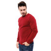 Εικόνα για Aνδρική Πλεκτή Μπλούζα Λαιμόκοψη Κόκκινο 46-206-014 Smart fashion