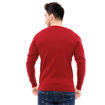 Εικόνα για Aνδρική Πλεκτή Μπλούζα Λαιμόκοψη Κόκκινο 46-206-014 Smart fashion