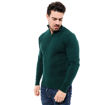 Εικόνα για Aνδρική Πλεκτή Μπλούζα Με Γιακά & Φερμουάρ Πράσινο 46-206-017 Smart fashion
