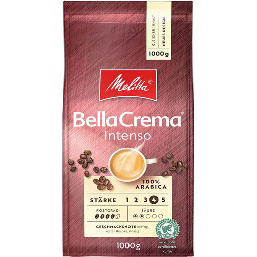 Εικόνα για Καφές σε Κόκκους 1 kg Bella Crema Intenso Melitta