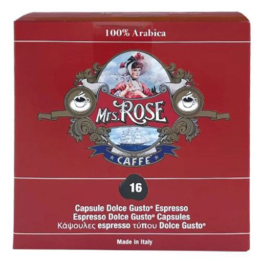Εικόνα για Espresso Κάψουλες Συμβατές Με Dolce Gusto Mrs. Rose – 16 Κάψουλες