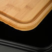 Εικόνα για Ψωμιέρα Μεταλλική Μαύρη Bamboo Essentials 42x23x13 cm Estia 01-20248