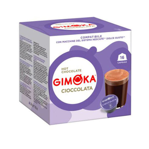 Εικόνα για Κάψουλες Σοκολάτας Συμβατές με Dolce Gusto Cioccolato Gimoka - 16 Κάψουλες