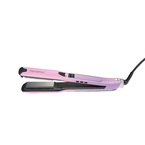 Εικόνα για DEMELISS Titanium Rose Dreams V2.0 – Ψηφιακή Πρέσα Μαλλιών 2-σε-1 με Ατμό, Πλάκες Τιτανίου & Αποσπώμενη Χτένα 230°C
