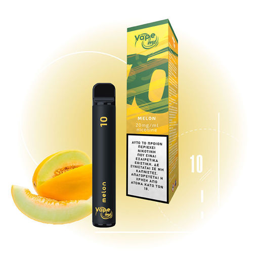 Εικόνα για Vape Me Ηλεκτρονικό Τσιγάρο Μίας Χρήσης 800 Εισπνοών Melon #10 2ml 20mg/ml Νικοτίνη