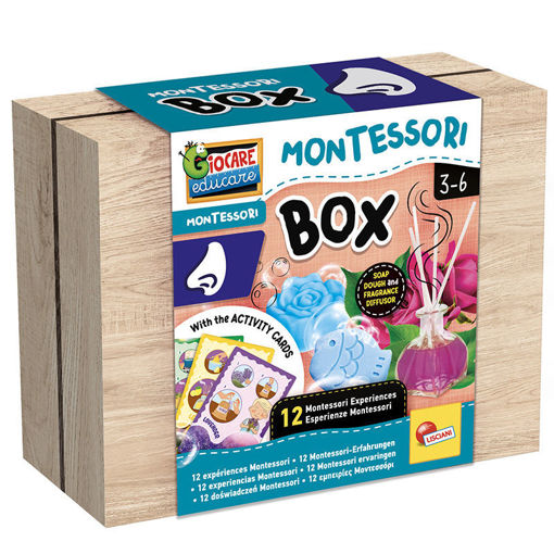 Εικόνα για Παιχνίδι Όσφρησης Σε Ξύλινο Κουτί Montessori Box Smell Lisciani 105458