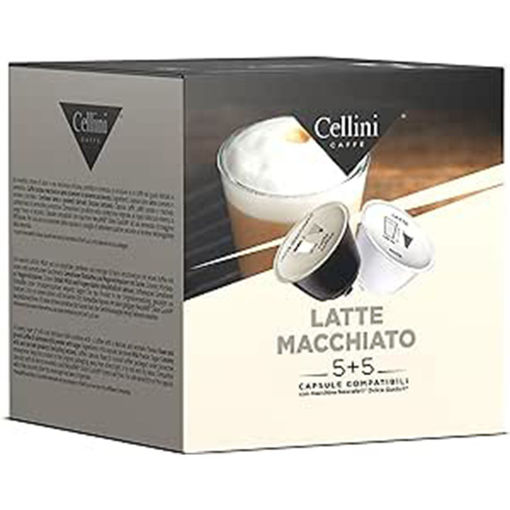 Εικόνα για Latte Macchiato σε Κάψουλα Συμβατή με Dolce Gusto Cellini - 10 Κάψουλες