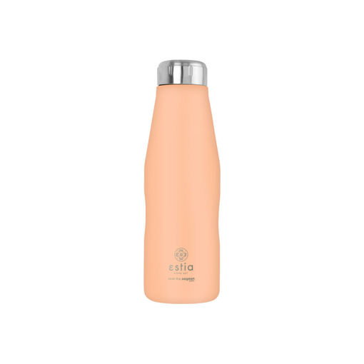 Εικόνα για Μπουκάλι Θερμός Ανοξείδωτο 500ml Travel Flask Save Aegean Peach Fuzz Estia 01-23447