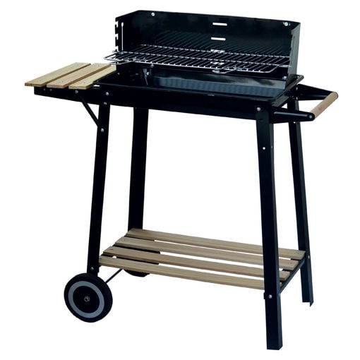 Εικόνα για Ψησταριά Bbq Twin 48x28cm Με Ρόδες Μεταφοράς Estia 05-23317