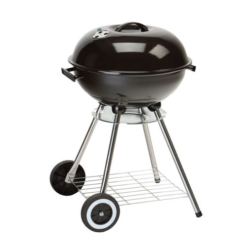 Εικόνα για Ψησταριά Κάρβουνου Bbq 44cm Με Καπάκι Και Ρόδες Μεταφορός Estia 05-18771