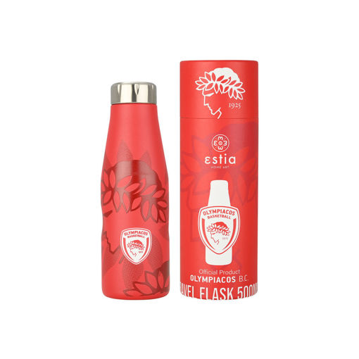 Εικόνα για Θερμός Ανοξείδωτο Travel Flask OLYMPIACOS BC EDITION 500ml Κόκκινο Estia 00-27179