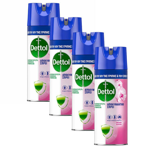 Εικόνα για Απολυμαντικό Spray Dettol Orchard Blossom Dettol 400 ml 4 τμχ