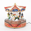 Εικόνα για Χριστουγεννιάτικο Καρουζέλ με Αλογάκια - Μουσική, Κίνηση & LED Φωτισμό 26cm, Eurolamp Christmas Magic 600-46365