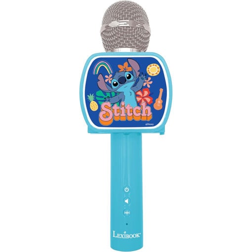 Εικόνα για Μικρόφωνο καραόκε Disney Stitch Με Bluetooth, .ενσωματωμένο ηχείο και βάση smartphone Lexibook MIC240D