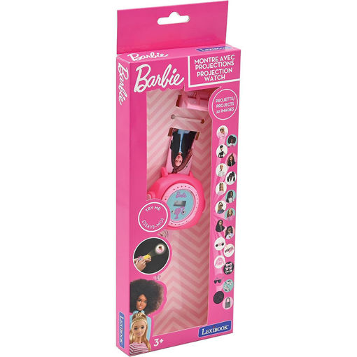 Εικόνα για Lexibook Barbie DMW050BB - Ψηφιακό Ρολόι Χειρός με Προτζέκτορα 20 Εικόνων για Παιδιά 3+ Ετών