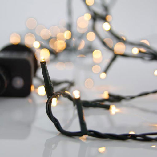 Εικόνα για Χριστουγεννιάτικη Σειρά 240 LED Θερμό Λευκό - 8 Προγράμματα & Μνήμη IP44 Eurolamp 600-13281