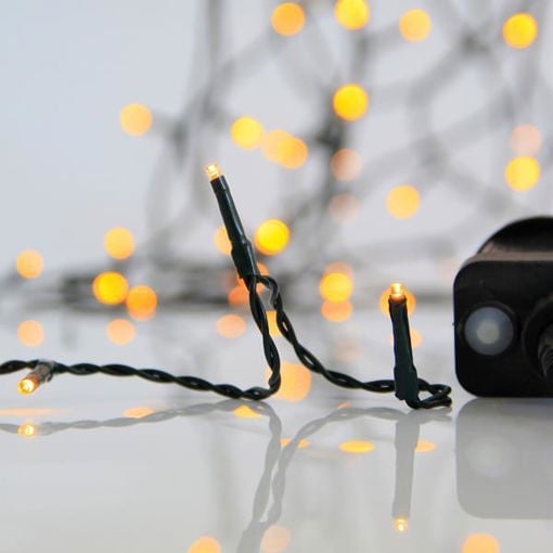 Εικόνα για Σειρά Φωτάκια 75m με 1500 LED Θερμό Λευκό - 8 Προγράμματα & Μνήμη, IP44 Eurolamp Christmas Magic 600-13621