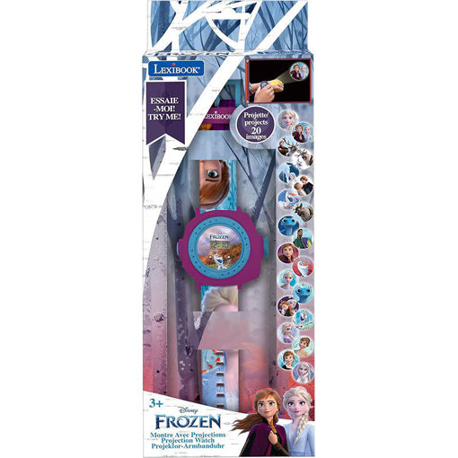 Εικόνα για Lexibook Disney Frozen DMW050FZ - Ψηφιακό Ρολόι Χειρός με Προτζέκτορα 20 Εικόνων για Παιδιά 3+ Ετών
