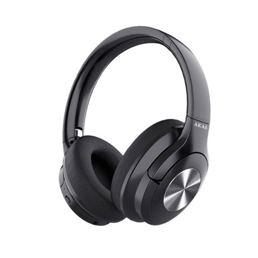 Εικόνα για Akai BTH-P100 Ασύρματα Ακουστικά Over-Ear Bluetooth 5.3 με Αναδιπλούμενο Σχεδιασμό και Handsfree