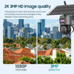 Εικόνα για Ηλιακή Κάμερα Ασφαλείας Wifi Solar Dom Camera UltraHD 3K Lefan JK14-S528-3MP