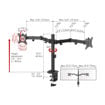 Εικόνα για Βάση Οθόνης Γραφείου Barkan M142T 13" - 32" για Δύο Οθόνες