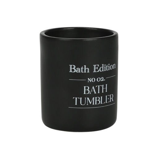 Εικόνα για Ποτηράκι Μπάνιου Myst Stoneware Μαύρο 7.5x9cm Estia 02-26868