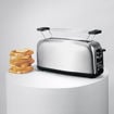 Εικόνα για Φρυγανιέρα Retro 2 Θέσεων 850W Inox CECOTEC Toastin’ time 850 Inox Long CEC-04816