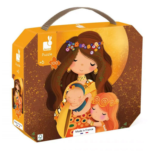 Εικόνα για Παζλ 100 Τεμαχίων Εμπνευσμένο από τον Klimt - Καλλιτεχνικό Παζλ με Χρυσές Λεπτομέρειες 6+ Janod J02577