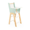 Εικόνα για JANOD ZEN - Ξύλινο Καθισματάκι Φαγητού για Κούκλες - Παιδικό Έπιπλο με Μαξιλαράκι - 3+ Ετών J05901