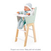 Εικόνα για JANOD ZEN - Ξύλινο Καθισματάκι Φαγητού για Κούκλες - Παιδικό Έπιπλο με Μαξιλαράκι - 3+ Ετών J05901