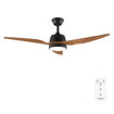 Εικόνα για Ανεμιστήρας Οροφής CECOTEC ENERGYSILENCE AERO 5250 BLACKWOOD 122cm με LED Φωτιστικό 18W CECOTEC  08493