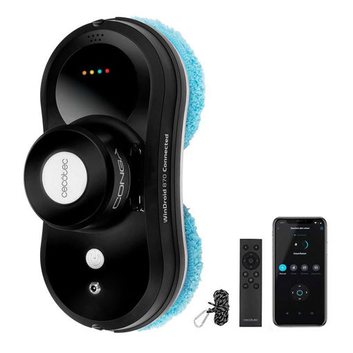 Εικόνα για Cecotec Conga WinDroid 870 Connected T - Ρομποτικός Καθαριστής Τζαμιών με App Control & Τριπλό Σύστημα Ασφαλείας 08057