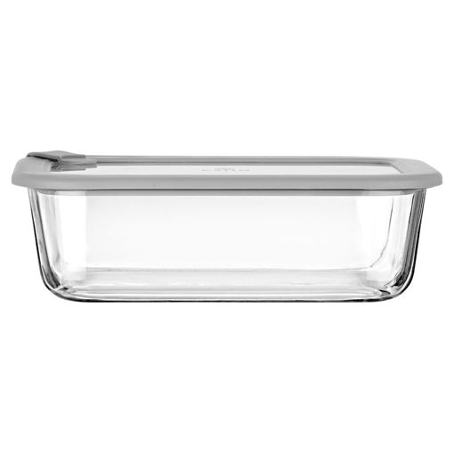 Εικόνα για Γυάλινο Φαγητοδοχείο ColorSeal 1520ml | Βιοπυριτικό Γυαλί με Καπάκι Σιλικόνης & Άνοιγμα Εξαερισμού Γκρι Estia 01-26431