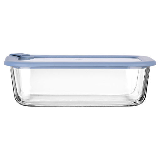 Εικόνα για Γυάλινο Φαγητοδοχείο ColorSeal 1520ml | Βιοπυριτικό Γυαλί με Καπάκι Σιλικόνης & Άνοιγμα Εξαερισμού Μπλε Estia 01-26547