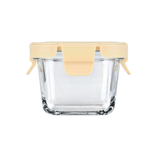 Εικόνα για Γυάλινο Φαγητοδοχείο Click&Seal 160ml | Βιοπυριτικό Γυαλί με Αεροστεγές Καπάκι Εκρού Estia 01-29814