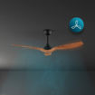 Εικόνα για Ανεμιστήρας Οροφής 132cm με Τηλεχειριστήριο, DC Motor 35W EnergySilence Aero 5200 BlackWood CECOTEC 08566