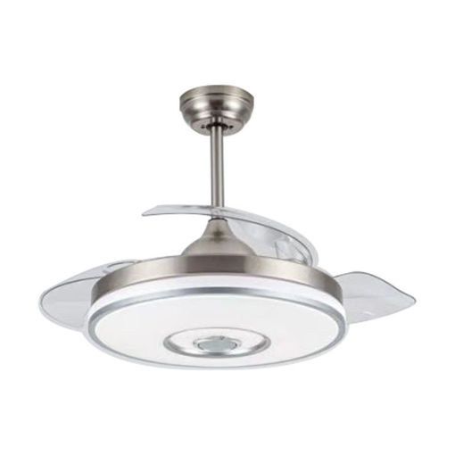 Εικόνα για Ανεμιστήρας Οροφής Primo DC 42" 106εκ. Αθόρυβος με LED Φωτισμό 3 Χρωμάτων & Τηλεχειριστήριο - Ασημί PRCF-80682