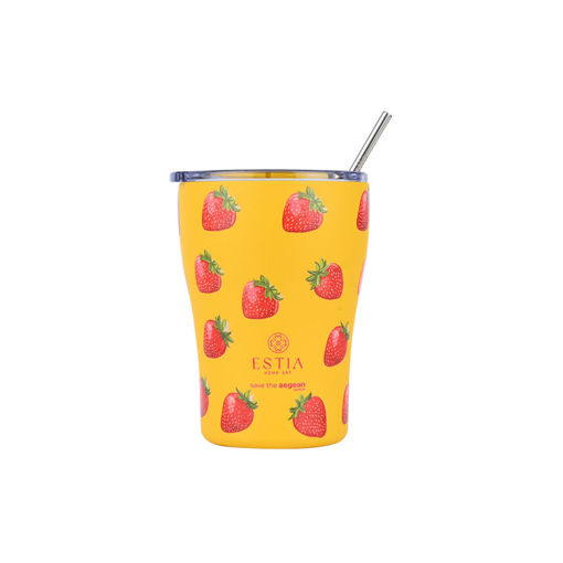 Εικόνα για Θερμός Coffee Mug Save The Aegean 350ml Berry Bright - Ανοξείδωτο για Αυτοκίνητο Estia 01-31688