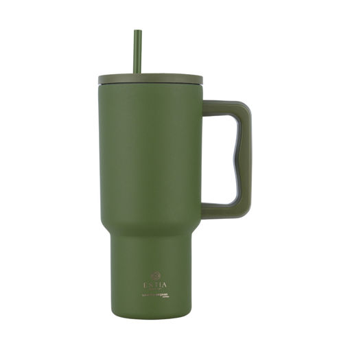 Εικόνα για Θερμός Straw Tumbler XL Save The Aegean 900ml Forest spirit - Ανοξείδωτο με Καλαμάκι Estia 01-32104