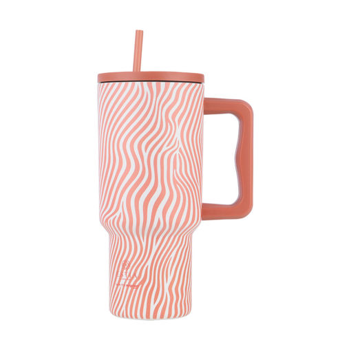 Εικόνα για Θερμός Straw Tumbler XL Save The Aegean 900ml Soft Ripple - Ανοξείδωτο με Καλαμάκι Estia 01-32043