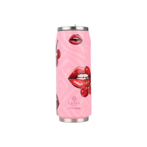 Εικόνα για Θερμός Travel Cup Save The Aegean 500ml Blush Pop - Ανοξείδωτο με Καλαμάκι Estia 01-31312