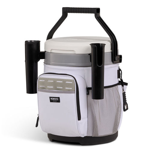 Εικόνα για Φορητό Ψυγείο Ψαρέματος με Κάθισμα και Θήκες Καλαμιών IGLOO Marine 20Qt Bucket