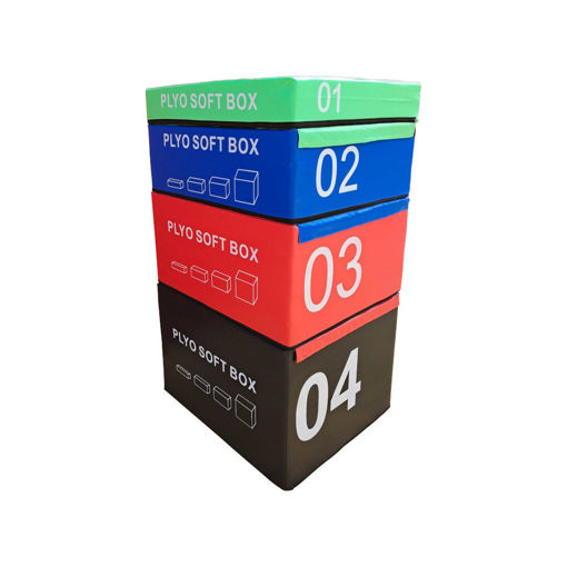Εικόνα για Viking Plyo Soft BOX Set 4 Τεμαχίων 15-30-45-60cm CrossFit με Velcro 104665