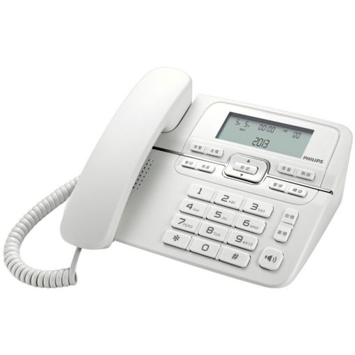 Εικόνα για Philips M20W/GRS - Ενσύρματο Τηλέφωνο με Μεγάλα Πλήκτρα, Οθόνη LCD & Handsfree | Λευκό