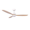 Εικόνα για Ανεμιστήρας Οροφής PRIMO PRCF-80667 52'' DC | LED 18W | Τηλεχειριστήριο | 3 Ξύλινα Πτερύγια | Λευκός