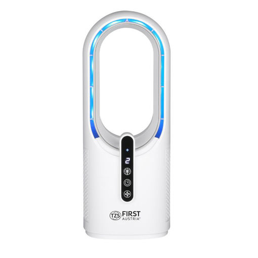 Εικόνα για Επαναφορτιζόμενος Ανεμιστήρας Χωρίς Πτερύγια με 3 Ταχύτητες & LED Φωτισμό 7 Χρωμάτων First Austria FA-5552-WI