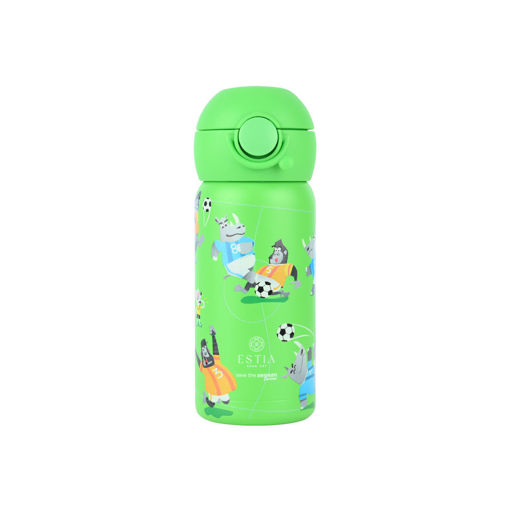 Εικόνα για Θερμός Παιδικό Wonder Bottle Save The Aegean 350ml - Compact Size με Καλαμάκι Σιλικόνης Jungle Kick Estia 01-33095